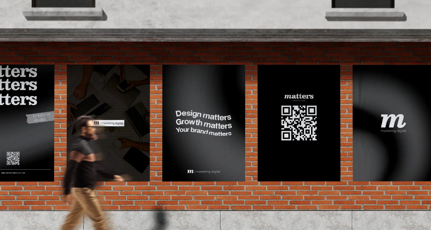 Matters — logo branding estudio de marketing México — diseño Ana Clara Toscani Boccardo