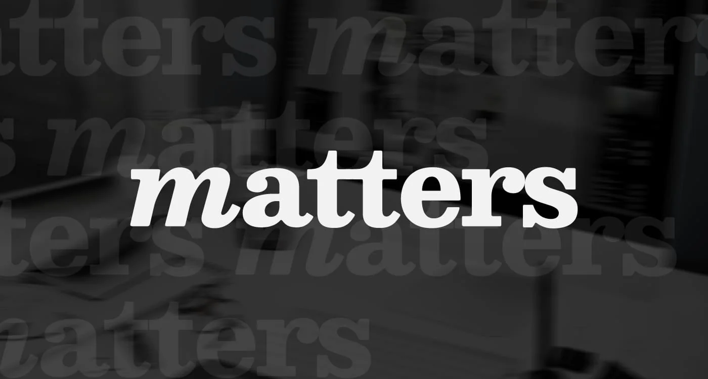 Matters — portada branding para estudio de marketing México — diseño Ana Clara Toscani Boccardo