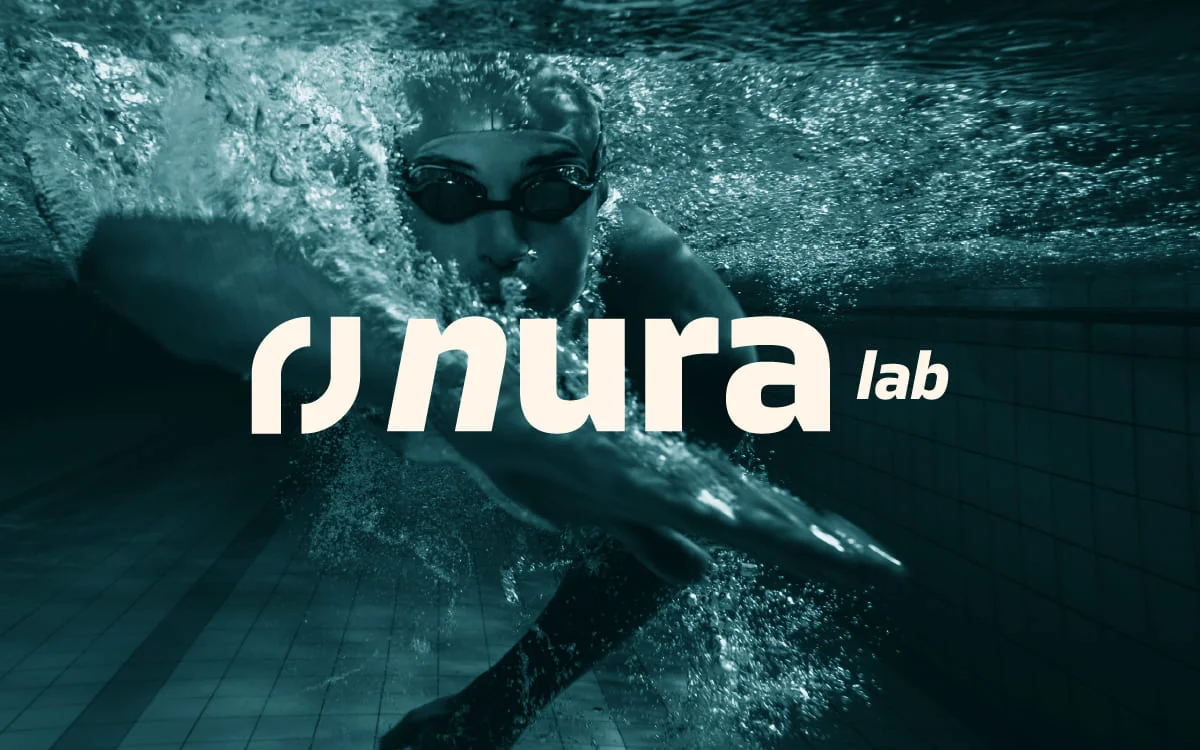 NuraLab — logo identidad suplementos deportivos — diseño Ana Clara Toscani Boccardo