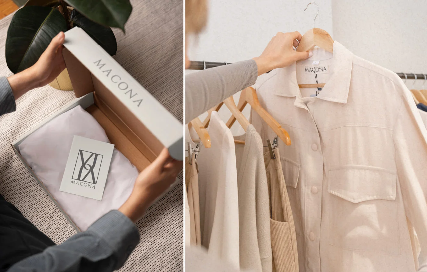 Cámara — piezas gráficas rebranding Macona Córdoba — diseño Ana Clara Toscani Boccardo