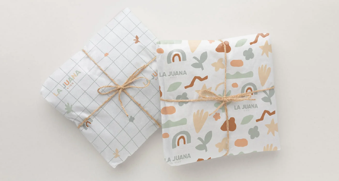 La Juana Kids — sistema visual versátil marca niños — diseño Ana Clara Toscani Boccardo