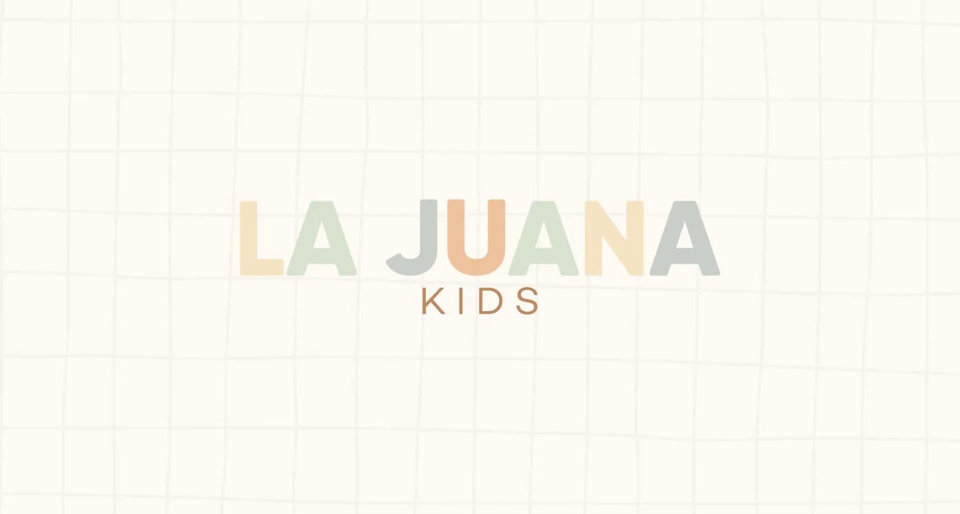 La Juana Kids — portada branding para marca infantil — diseño Ana Clara Toscani Boccardo